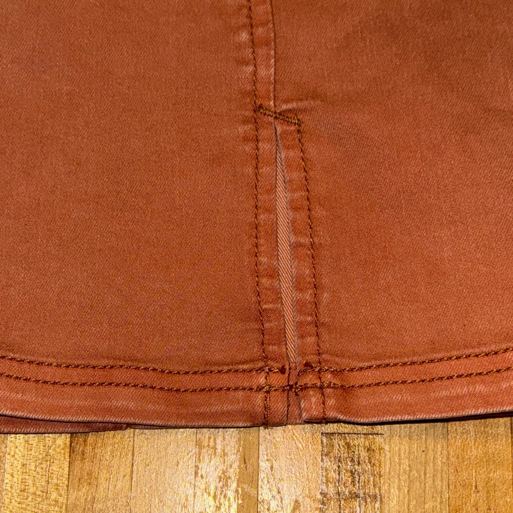 Free People Terracotta Mini Skirt 4 - Picture 4 of 6